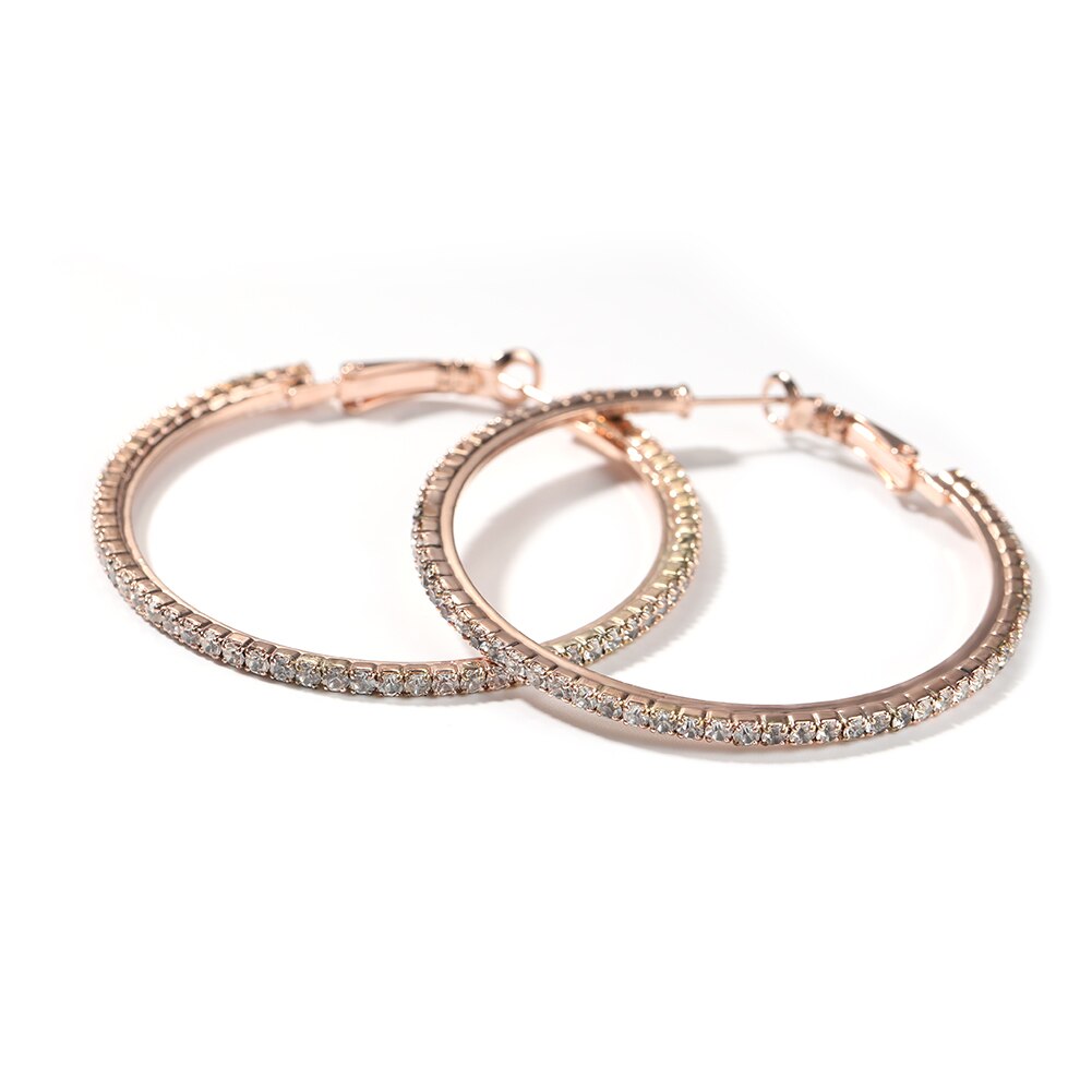 Diamond Hoops Earring | Big Diamond Hoop Earrings