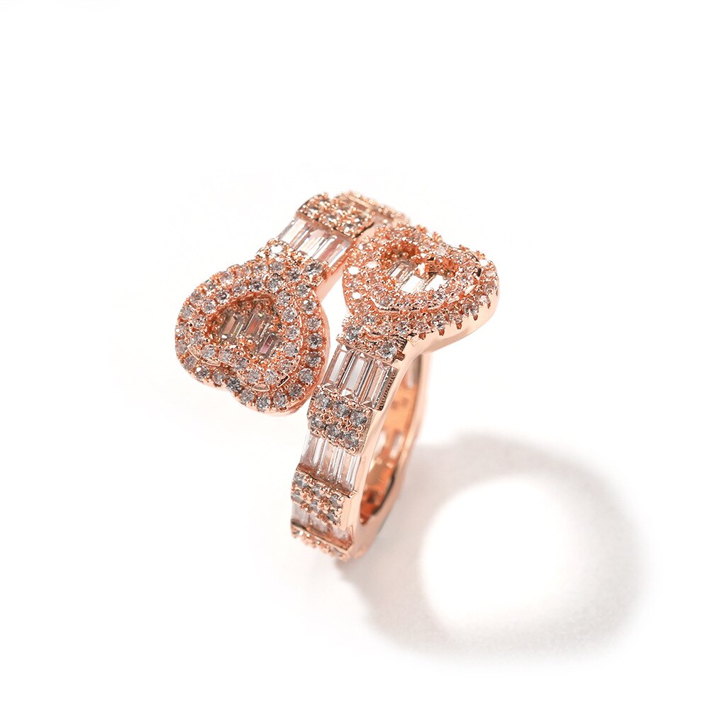 Beautiful Iced Out Rings for Women | Heart Ring