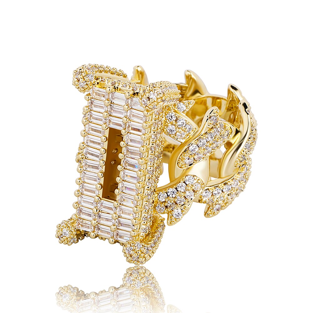 Luxury CZ Rings | Iced Out Ring | Rectangle Diamond Ring