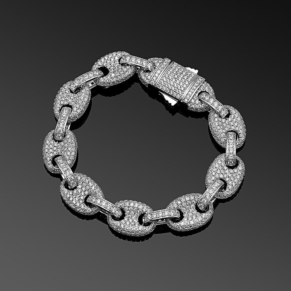 12mm | Gucci Link Bracelet | Hip Hop Jewelry