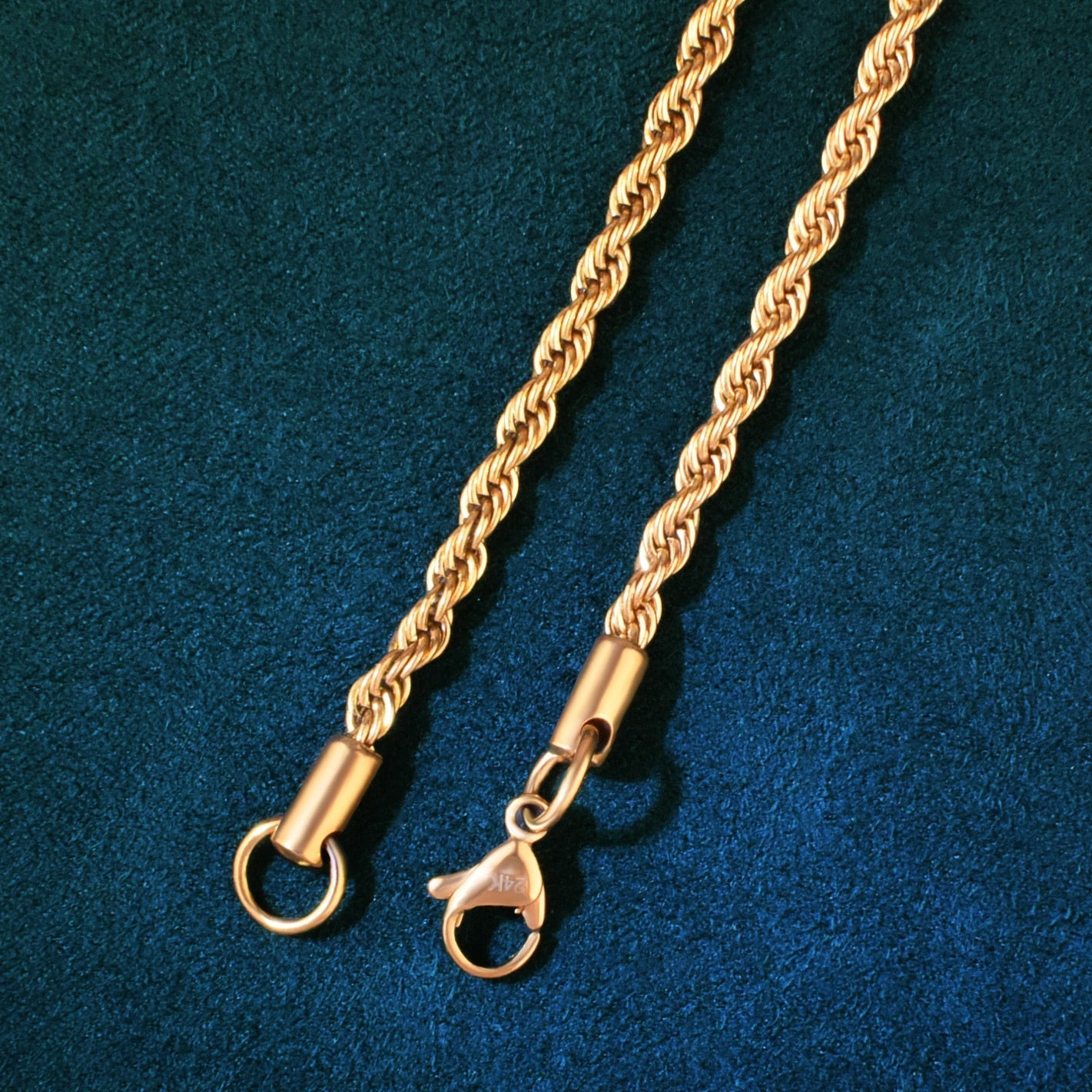 3mm Rope Chain | Black Rope Necklaces | Rope Chains