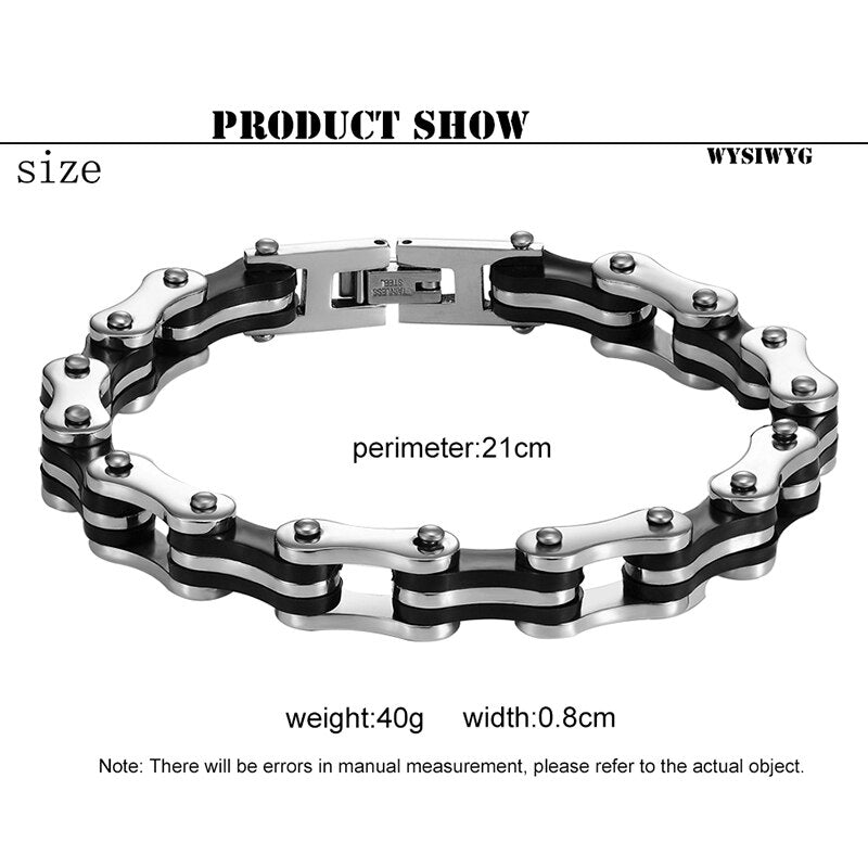 Bicycle Chain Bracelet | Motorcycle Chain Bracelet | Biker Bracelets