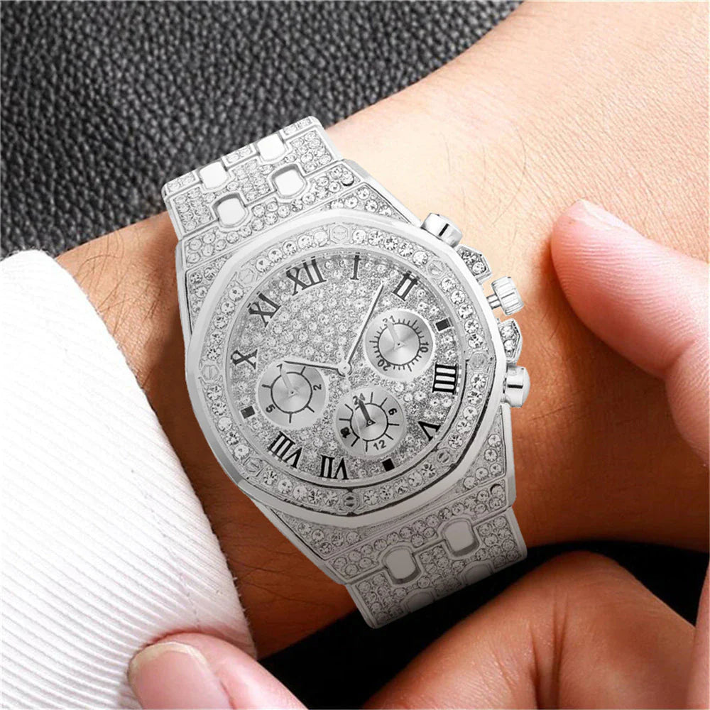 Diamond Watches for Men | Mens Diamond Watches | Big Face Watches for Men