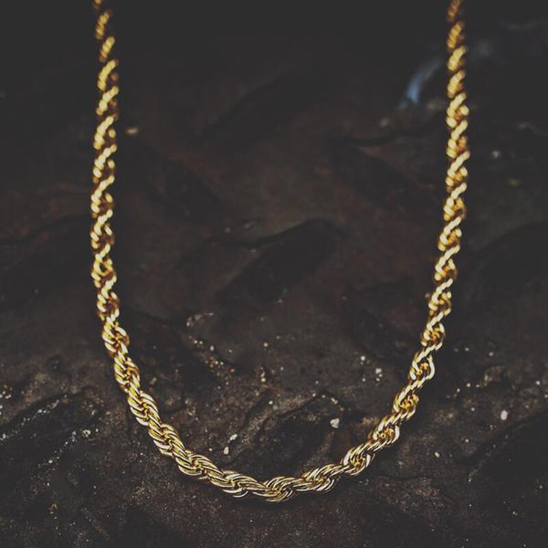 3mm Rope Chain | Gold Rope Chain | Gold Rope Chain 18k