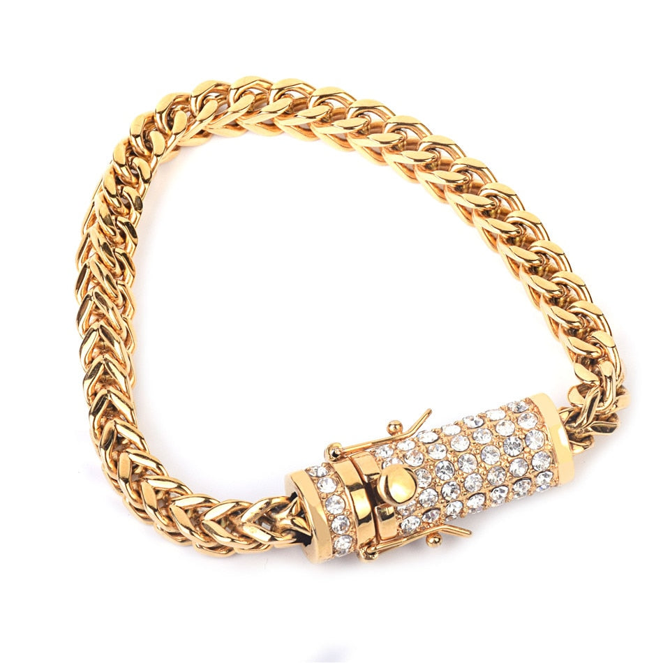 6mm | Franco Bracelet | Franco Gold Bracelet | Gold Franco Bracelets