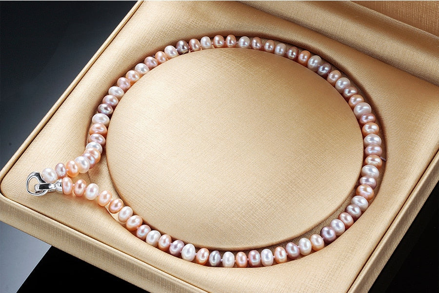 Freshwater Pearl Necklace | Modern Pearl Necklaces | Natural Pearl Necklace