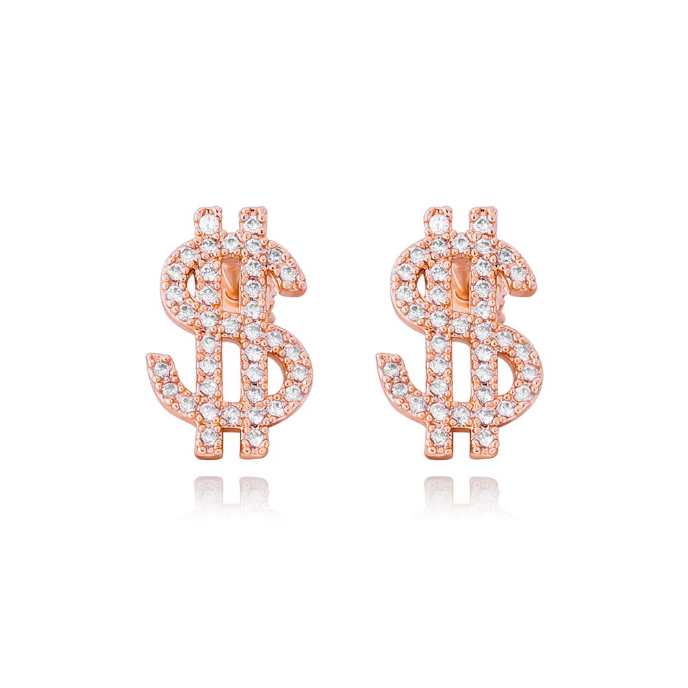 925 Sterling Silver | Dollar Sign Earrings | Dollar Sign Earring