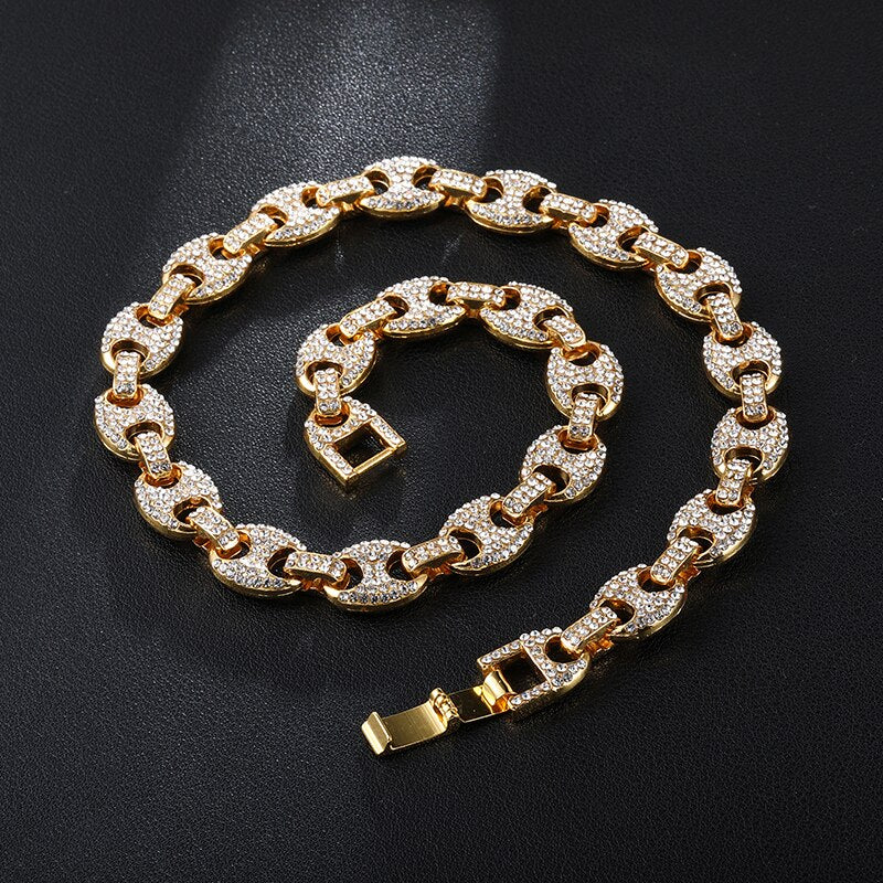 9mm Cuban Link Chain | Puffed Gucci Link Chain