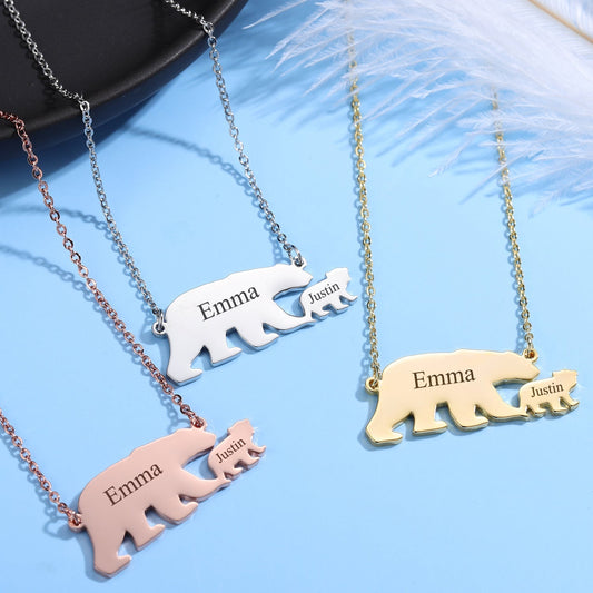 Engrave Elephant Necklace DN180-3