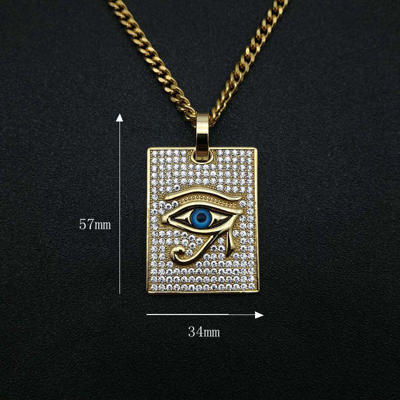 Eye of Horus Necklace | Eye of Horus Pendant | Hip Hop Jewelry Pendants