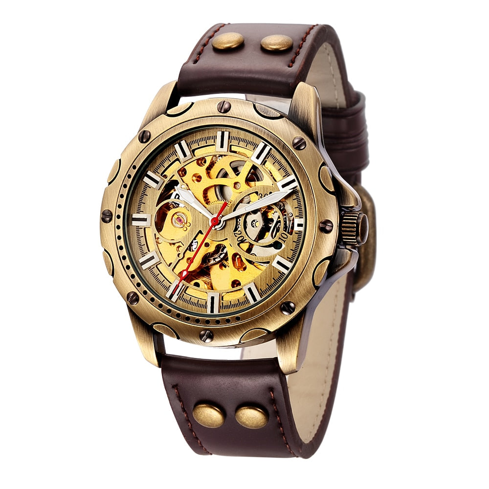 Steampunk Watch | Skeleton Watch | Men's Skeleton Watch