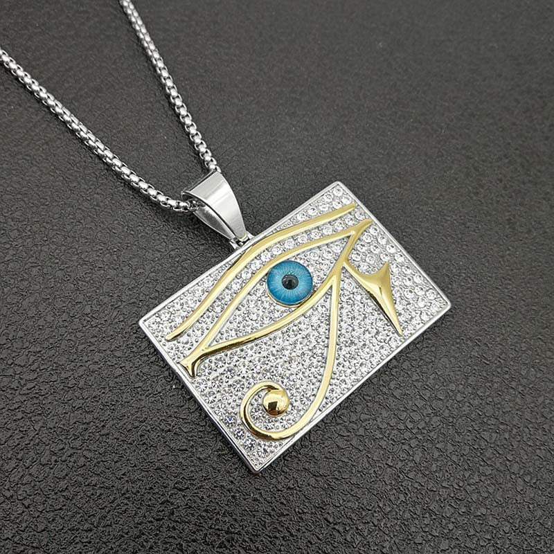 Eye of Horus Necklace | Eye of Horus Pendant | Hip Hop Jewelry Pendants