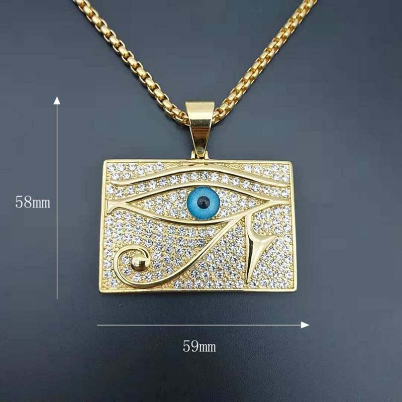 Eye of Horus Necklace | Eye of Horus Pendant | Hip Hop Jewelry Pendants