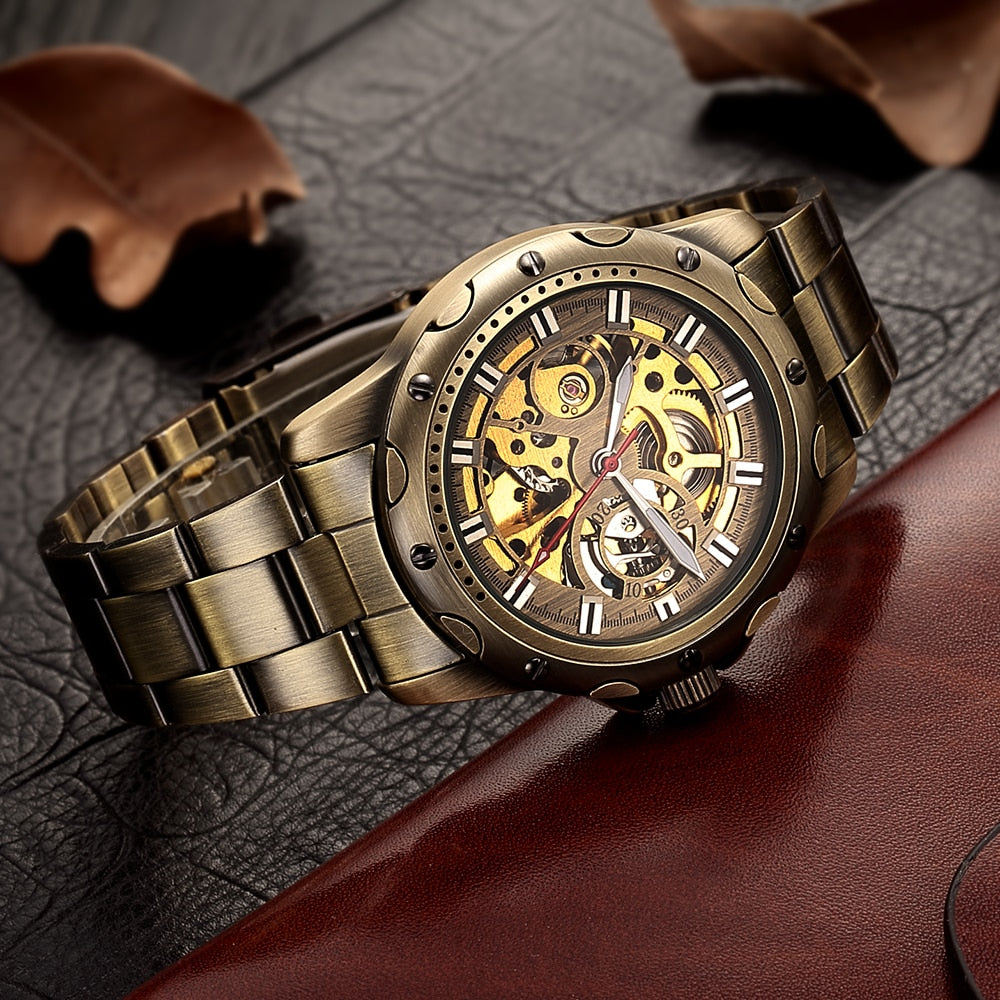 Steampunk Watch | Skeleton Watch | Men's Skeleton Watch