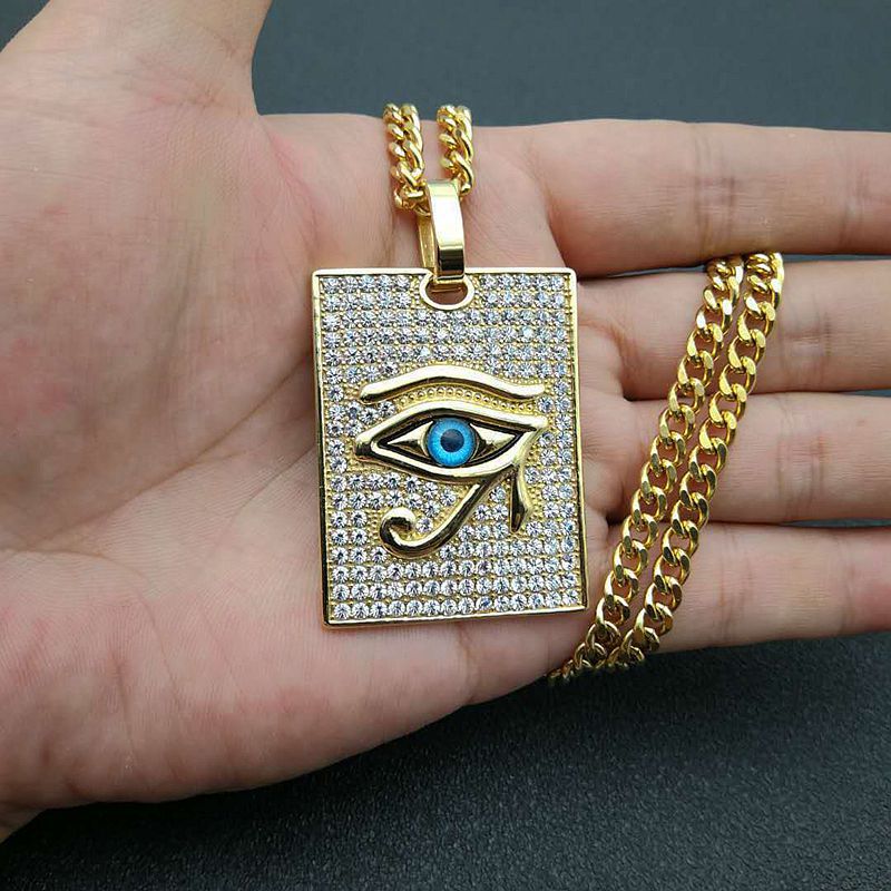 Eye of Horus Necklace | Eye of Horus Pendant | Hip Hop Jewelry Pendants