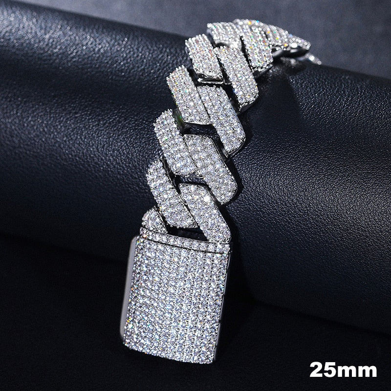 VVS Diamond Cuban Link Bracelet | Iced Out Bracelet Mens Real