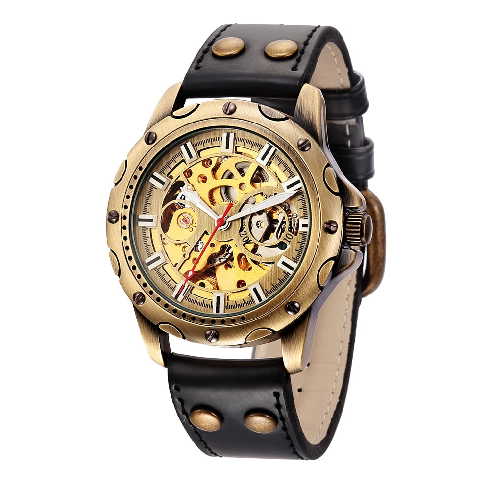 Steampunk Watch | Skeleton Watch | Men's Skeleton Watch